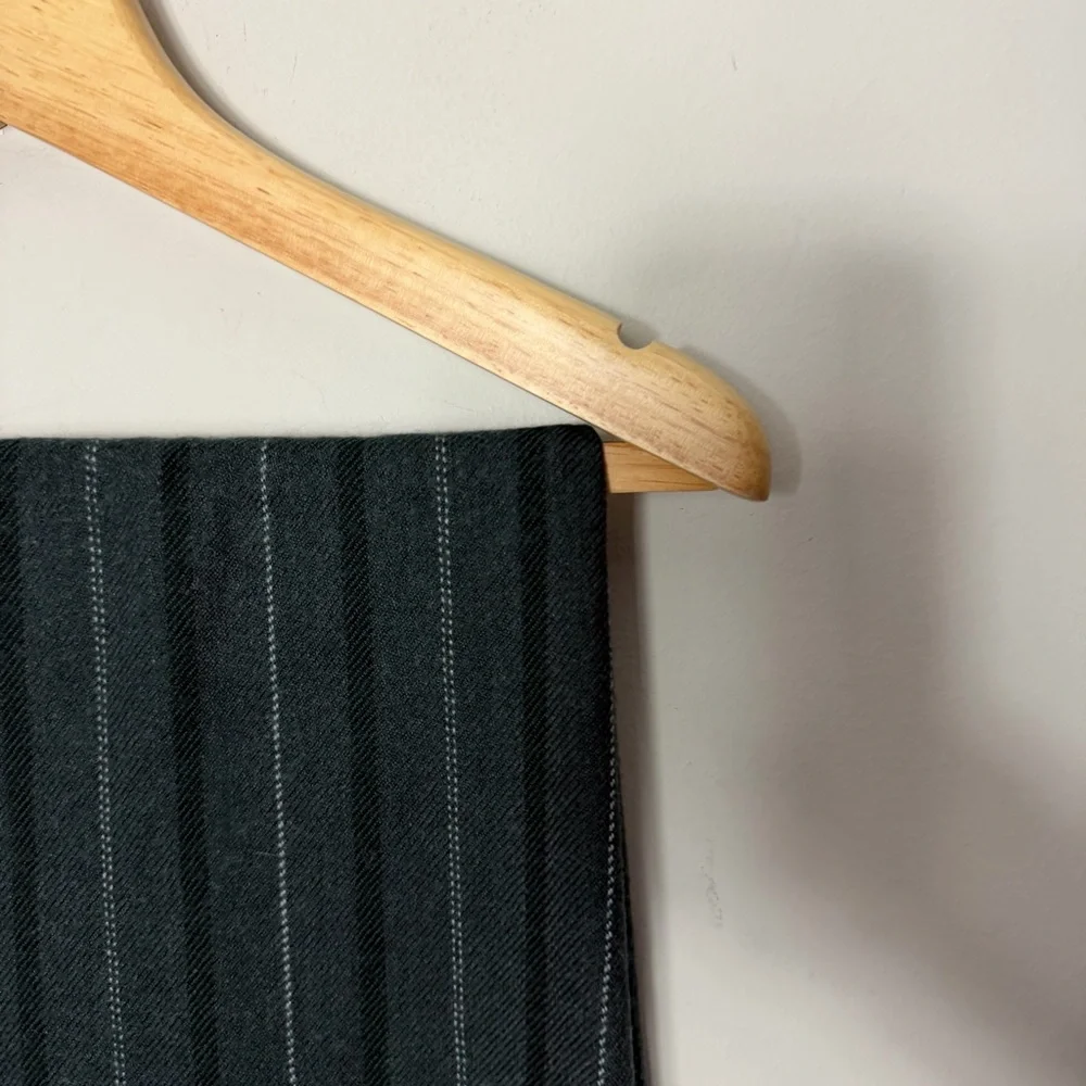 TESSITURA DI NOVARA Cloth Ermenegildo Zegna Wool Striped Scarf Green